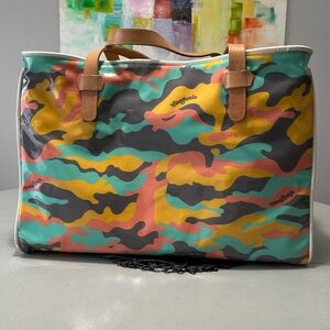 Consuela Sunset Camo Legacy Grande Tote Sugar Skull